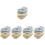 5Sets Bright Plastic Baby Bath Stackable Cups Educational Toddler Toys 7