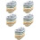 5Sets Bright Plastic Baby Bath Stackable Cups Educational Toddler Toys 9