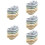 5Sets Bright Plastic Baby Bath Stackable Cups Educational Toddler Toys 11