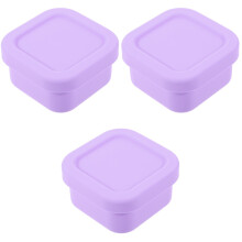 3Pièces Boîte À Déjeuner Multifonction En Silicone Résistant