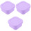 3Pièces Boîte À Déjeuner Multifonction En Silicone Résistant 1