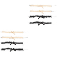 2Ensembles Colliers Choker Falbala Cou Couleur Variée