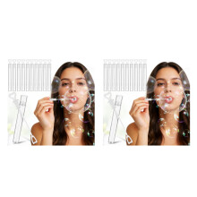 100Pièces Kit Bulles Transparent Baguettes Pour Enfants Et Fête