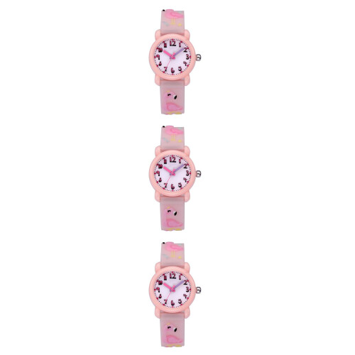 3Pièces Enfants Rose Clair Flamingo Étanche Durable