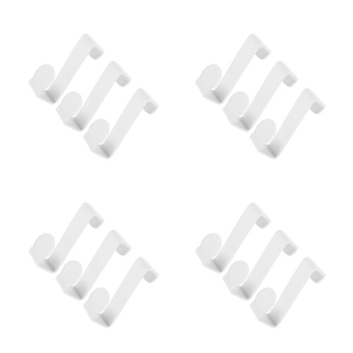 12Pièces Crochet Salle De Bain Multiusage Percage