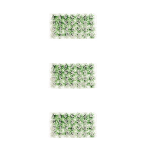 Mini Fleurs Faux Blanches Décor Élégant Miniatures