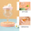 6Pièces Gobelets À En Rose Pour Bébé, Anti- 6