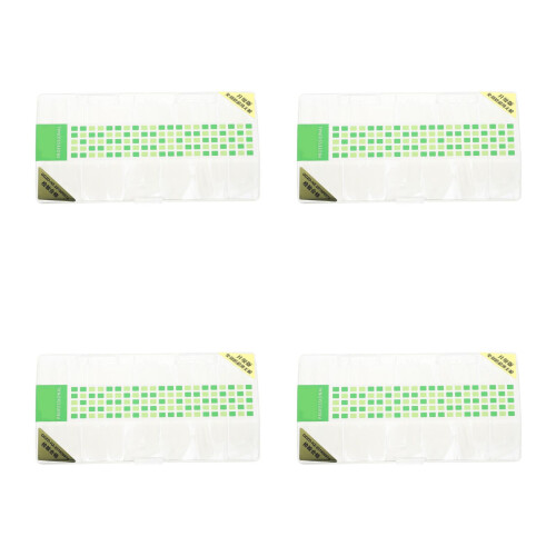 1632Pièces Ongles Faux Transparente Réutilisables Chic Pour