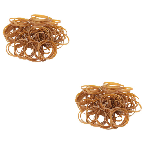 2Pièces Bandes En Caoutchouc Stretchable Multiusage Light Brown