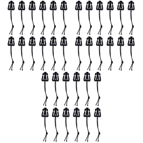 36Pièces Boucles Élastiques Fixation Simple Pratique Outdoor