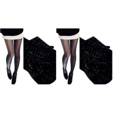 2Pièces Collants Scintillants Confortables & Résistants Femme
