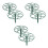 6Pcs Ppe Material Plants Support Stand Green Climbing 4