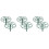 6Pcs Ppe Material Plants Support Stand Green Climbing 6
