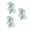 6Pcs Ppe Material Plants Support Stand Green Climbing 9