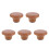 5Pcs Wood Replacement Knobs for Pot Lid Handles Stylish and Practical 6