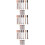 36Pièces Marqueurs Bois Multicolores Kit Réparation 1