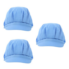 3Pièces Casquettes De Travail Respirantes Unisexes Pour Cuisine