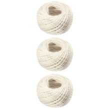3Pièces En Jute Beige Pour Projets D'art Décoration