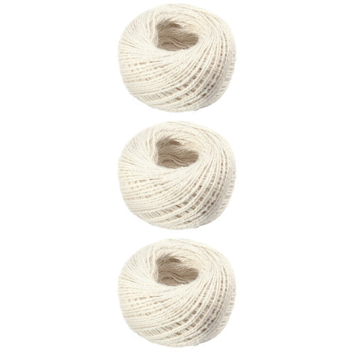 3Pièces En Jute Beige Pour Projets D'art Décoration