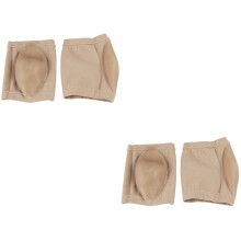 2Paires Manchons Talons Gel Beige Pour Femmes Confort Et Hydratation