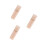 3Pcs Empty Pink PP Lipstick Tubes Durable Cosmetic Containers Portable 6