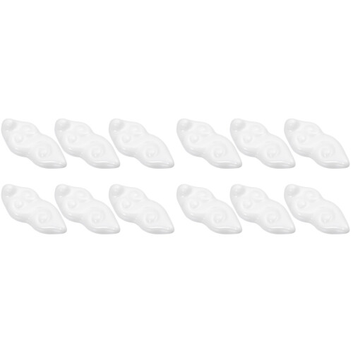 12Pièces Repose-Baguettes Céramique Transparent Forme Nuage