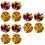 12Pièces Pompoms De Cheerleader En Pet Durable Multicolores Pour Danse 1