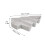 2Pcs Christmas Tree Shaped Grey Fruit and Nut Serving Tray 2
