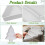 2Pcs Christmas Tree Shaped Grey Fruit and Nut Serving Tray 5