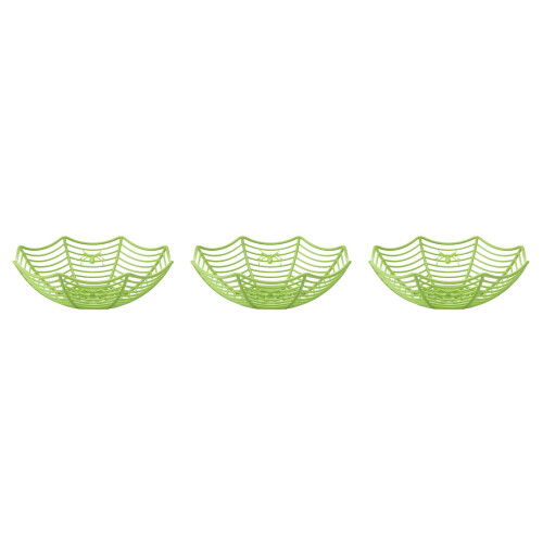 3Pcs Sturdy Web Candy Basket Fruit Snack Dish 1
