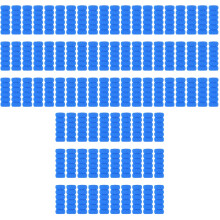 90Pièces Protège-Doigts Bleu Pour Stylo Broderie Durable