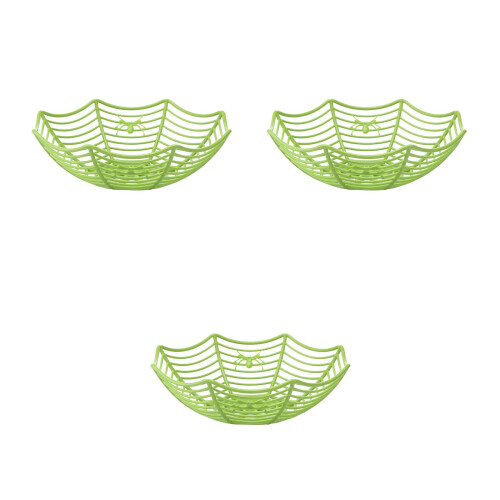 3Pcs Sturdy Web Candy Basket Fruit Snack Dish 2
