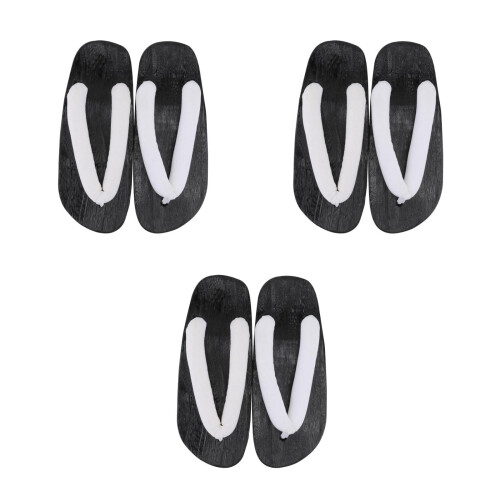 3Paires Mules Bois Eva Respirantes Usage