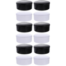 12 Boîte Simple Plastique Pour Pièces D'échecs Noir Et
