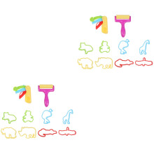 20Pièces Ensemble D'outils De Modelage En Plastique Colorés Pour Enfants