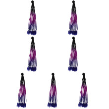 7Pièces Accessoires Multicolores Tresses Pour Décoration De Casque