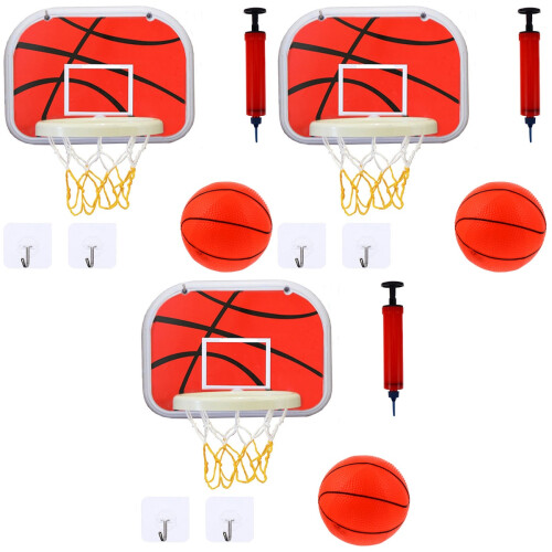 3Ensembles Ensemble De Basket Mural Sécurisé Et Durable Pour Enfants