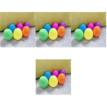 80Pièces Œufs De Pâques Plastique Colorés Décoratifs Et Remplissables