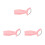3Pièces Dispositif Épilation Rose Pour Joues Et Front 1