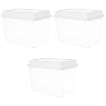 3Pièces Boîtes Transparentes Hermétiques Organiseur Fraîcheur Cuisine