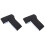 4Pcs Black Nylon Ski Straps for Carrying Durable Ski Board Fixing 4