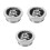 3Pcs Silver Conical Grinder Burr Set for Espresso Machine Accessories 5