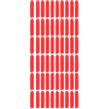 600Pièces Cache Vis PVC Rouge 2Mm Protection Meubles Usage Domestique