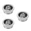 3Pcs Silver Conical Grinder Burr Set for Espresso Machine Accessories 6
