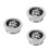3Pcs Silver Conical Grinder Burr Set for Espresso Machine Accessories 7