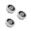 3Pcs Silver Conical Grinder Burr Set for Espresso Machine Accessories 8