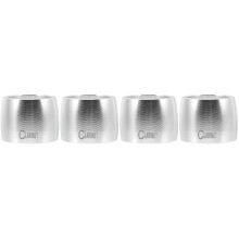 4Pièces Clip Alto Saxophone Métal Argenté Durable Accessoire Réglable
