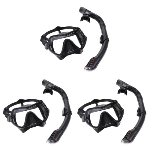 3Ensembles Masques De En Silicone Avec Valve Anti-Retour