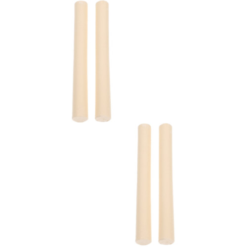 4Pièces Accessoires Réparation Bois Cire Beige Polyvalent