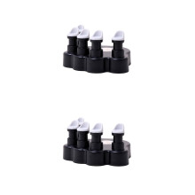 4Pièces Correcteur Doigts Piano ABS Silicone Noir Accessoire Pratique